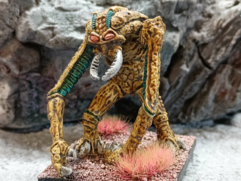 Crawling Insectoid (Ambull) miniature by Knightmare Miniatures