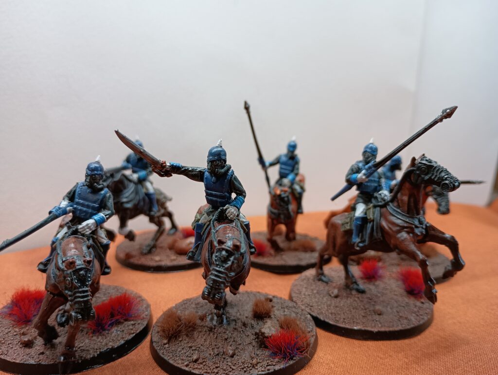 His Columbian Majesty's Martian Lancers. 28mm sci-fi cavalry miniatures.